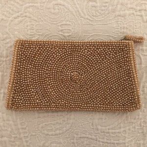 Vintage Clutch - Dormar Made In Japan Ivory Beaded